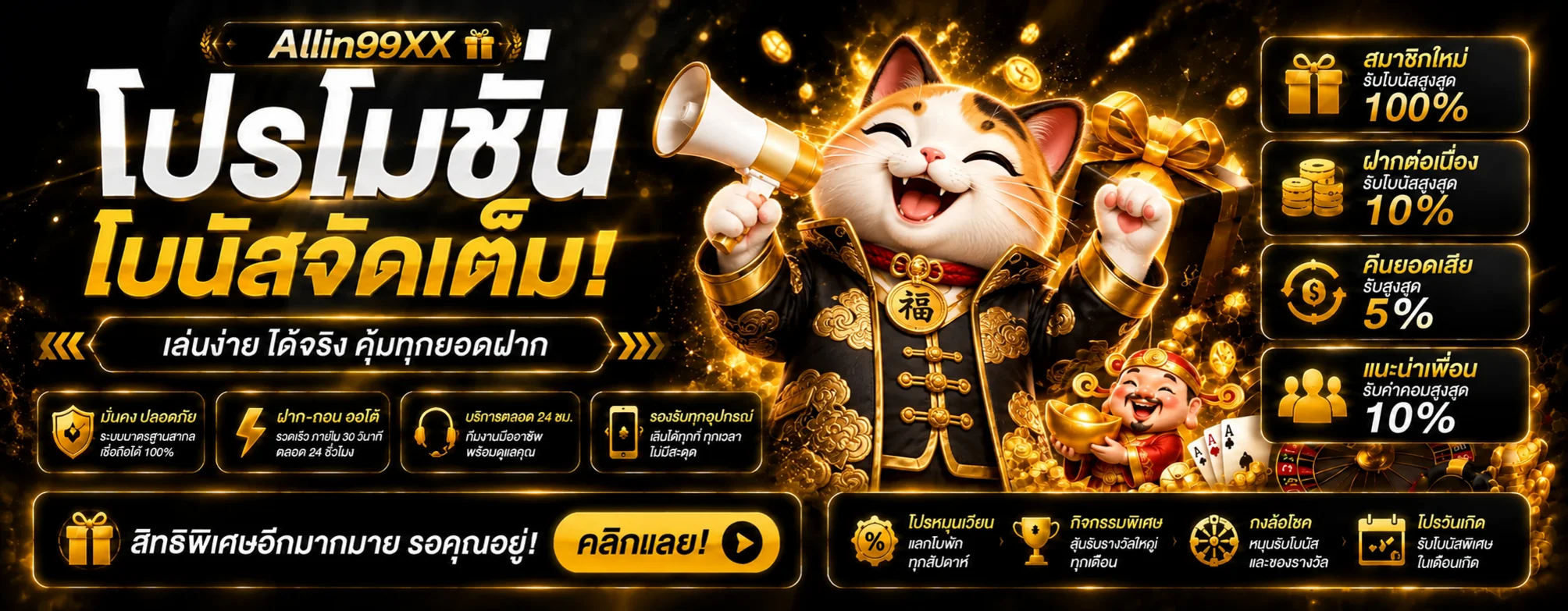ภาพแนะนำหน้า โปรโมชั่น Allin99XX